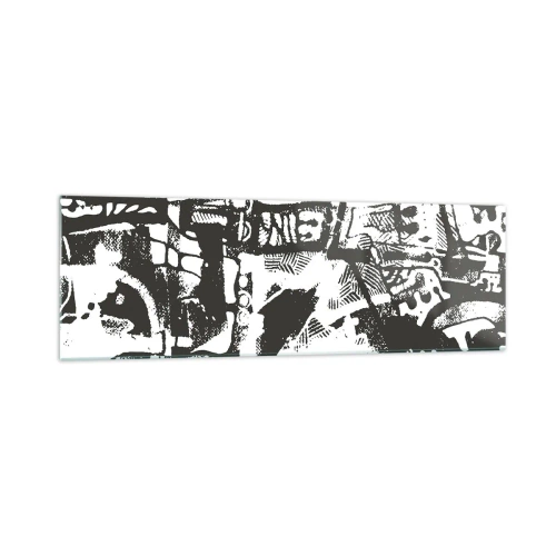 Obraz na skle - Poriadok alebo chaos? - 160x50 cm