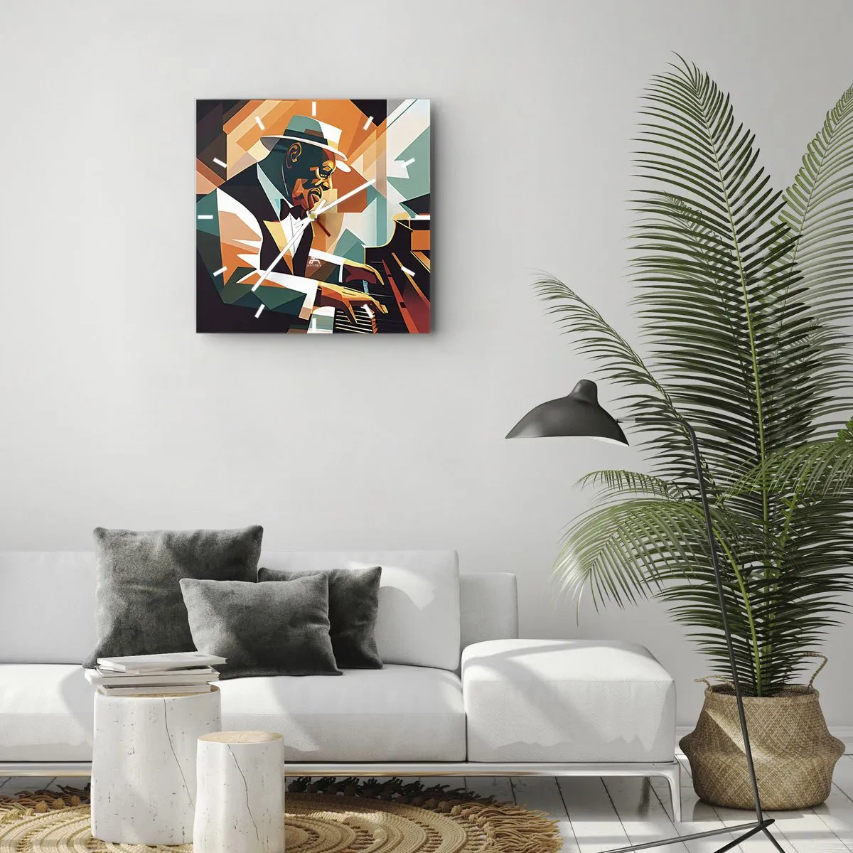 Nástenné hodiny - Celý tento jazz - 40x40 cm