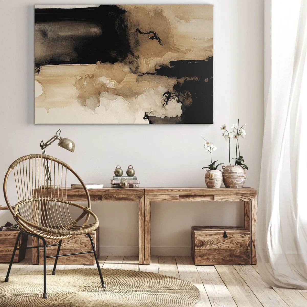 Obraz na plátne - Pútavá abstrakcia - 120x80 cm