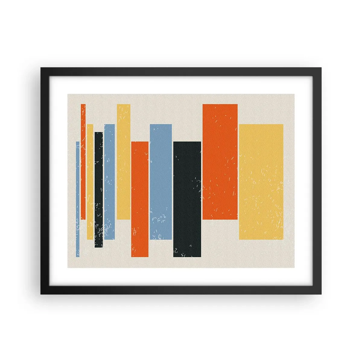 Plagát v čiernom ráme - Záznam hudby - 50x40 cm