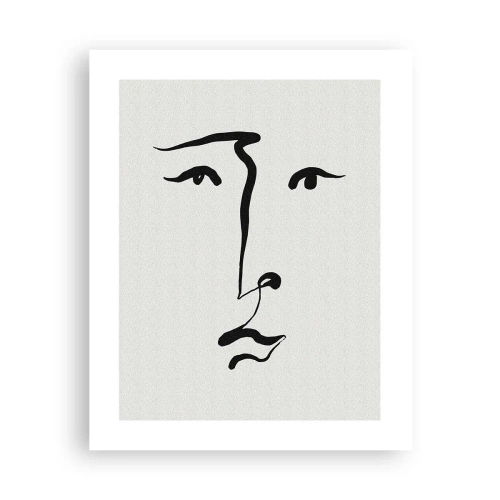 Plagát - Jednoduchý portrét - 40x50 cm