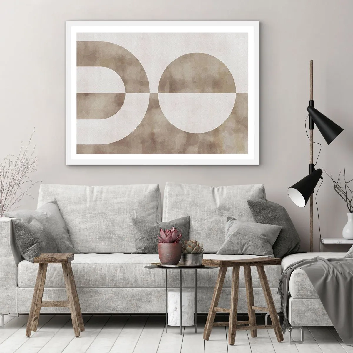 Plagát v bielom ráme - Podobnosti a rozdiely - 91x61 cm