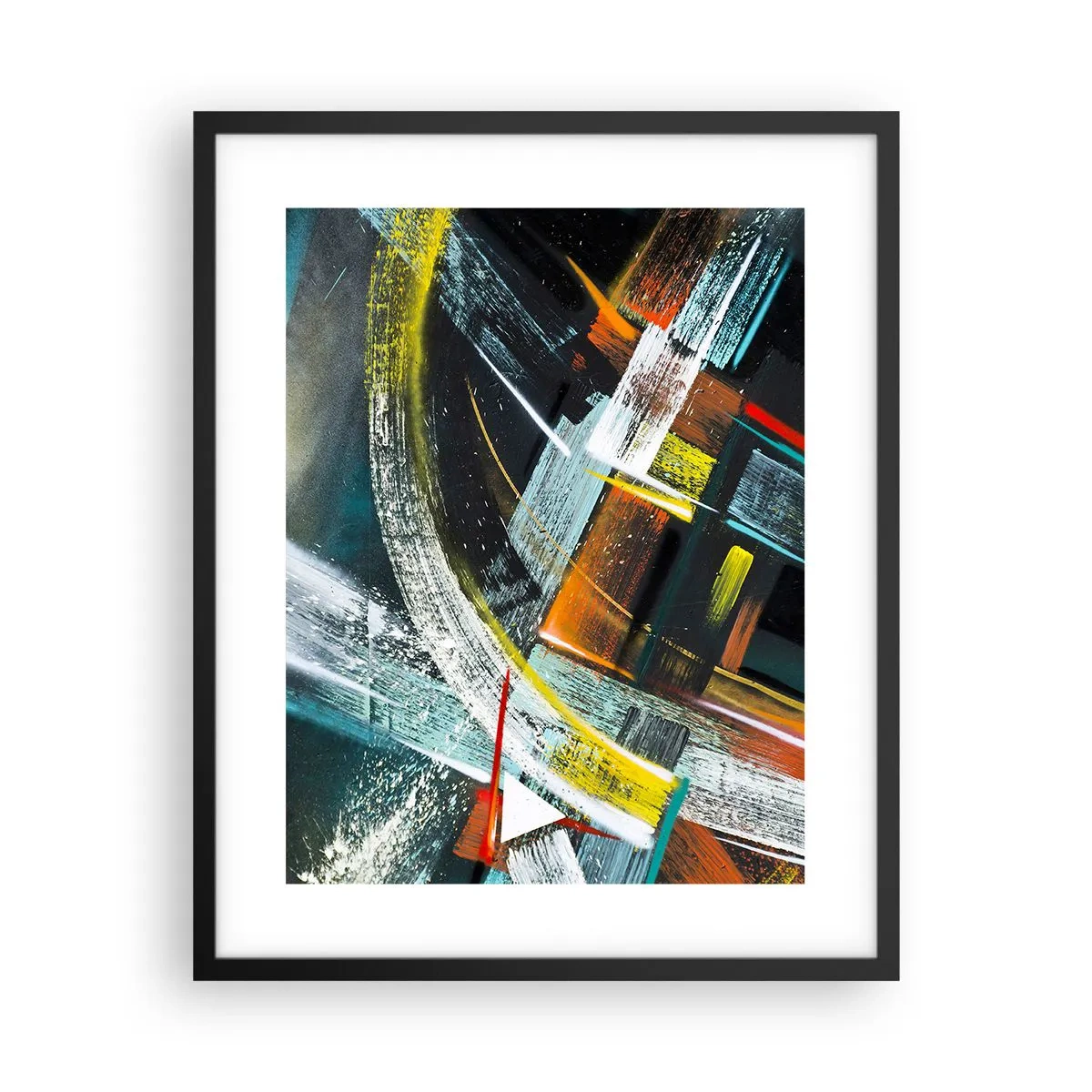 Plagát v čiernom ráme - Energia pohybu - 40x50 cm