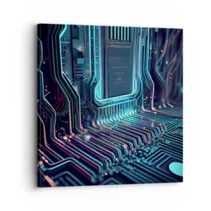 Obraz na plátne - Len tak premýšľam… - 30x30 cm