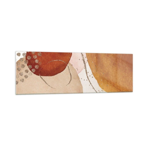 Obraz na skle - Zaoblenie a pohyb - 160x50 cm