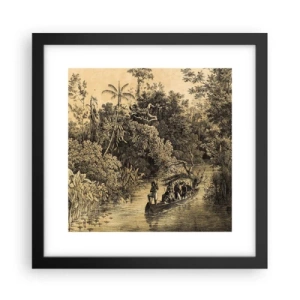 Plagát v čiernom ráme - Výlet k zdroju - 30x30 cm