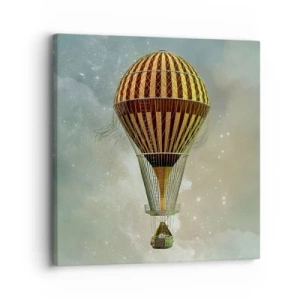 Obraz na plátne - Priekopnícke lety - 30x30 cm
