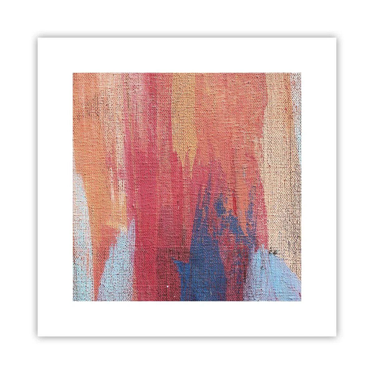 Plagát - Stekať dúhou - 30x30 cm