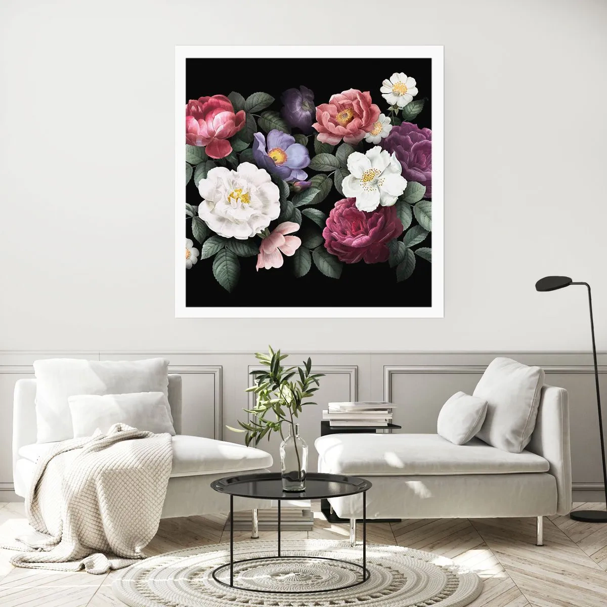 Plagát - Z anglickej záhrady - 30x30 cm