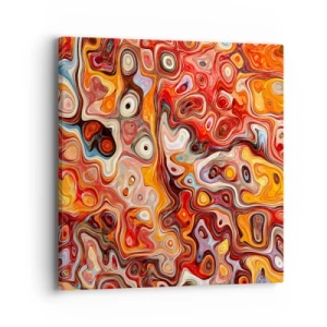 Obraz na plátne - Keby sa orechy rozpúšťali v mede - 40x40 cm