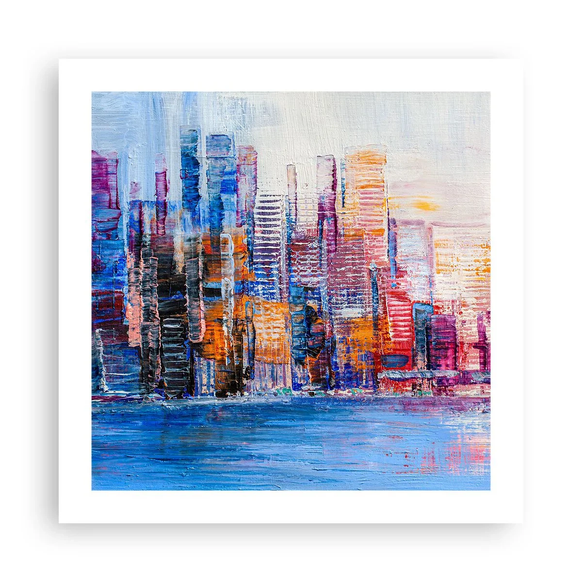 Plagát - Radostná metropola - 50x50 cm