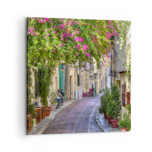 Obraz na plátne - Kvitnúce zákutie - 60x60 cm
