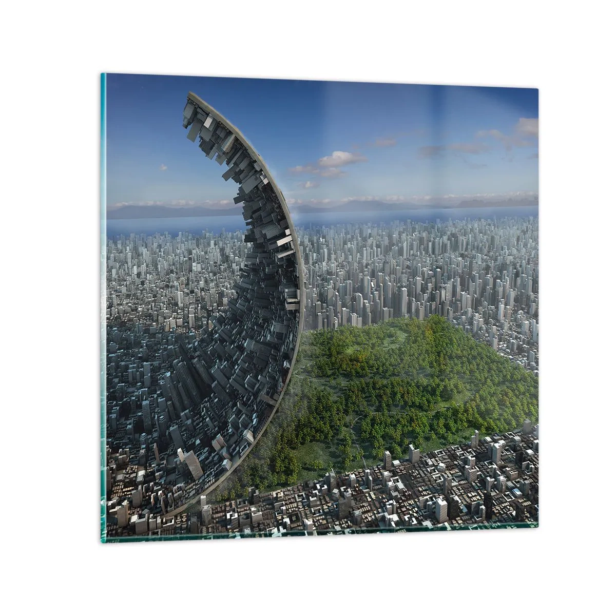 Obraz na skle - Príroda je večná - 40x40 cm