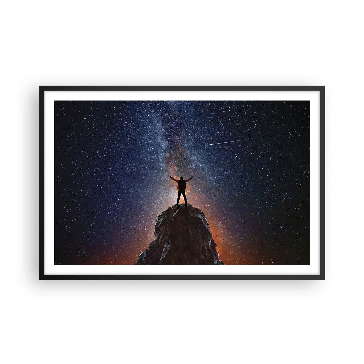 Plagát v čiernom ráme - Sila je so mnou! - 91x61 cm