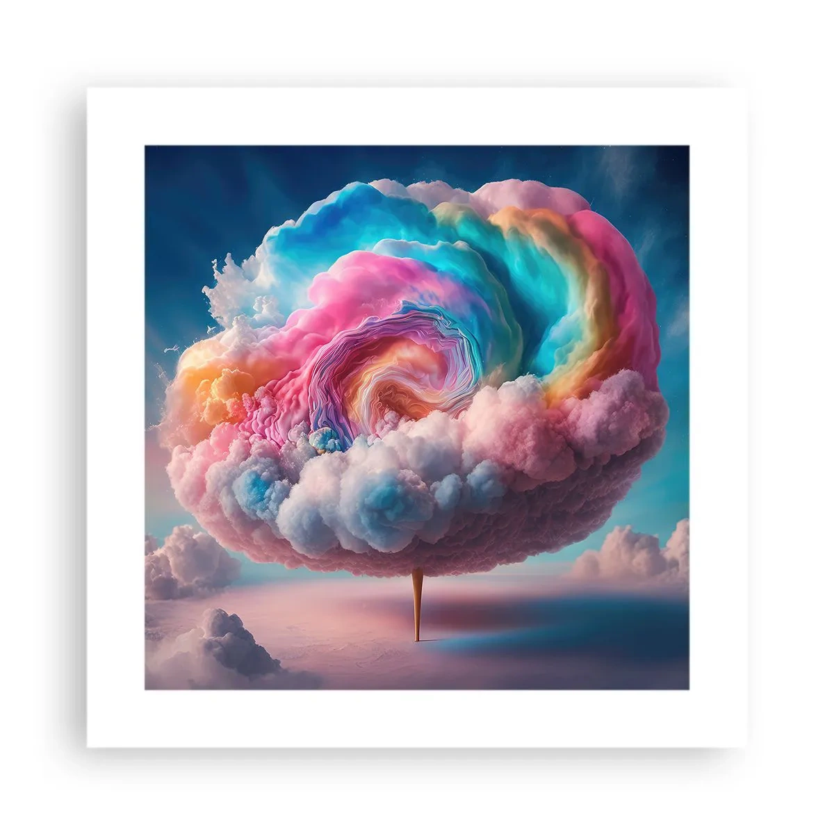 Plagát - Sen o zábavnom parku - 40x40 cm