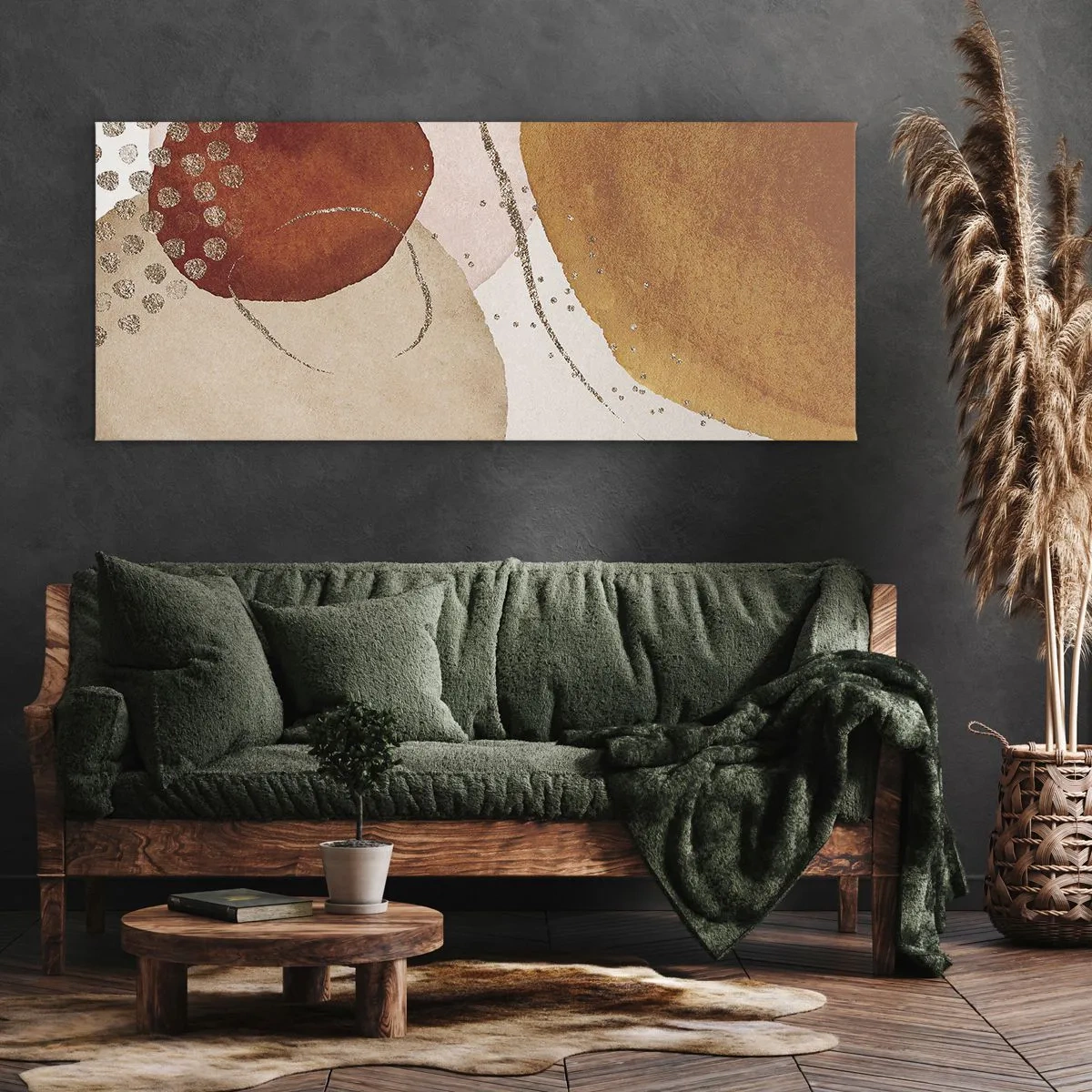 Obraz na plátne - Zaoblenie a pohyb - 160x50 cm