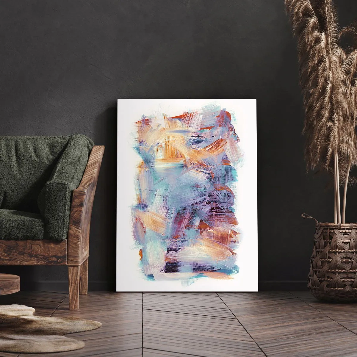 Obraz na plátne - Farebný neporiadok - 80x120 cm