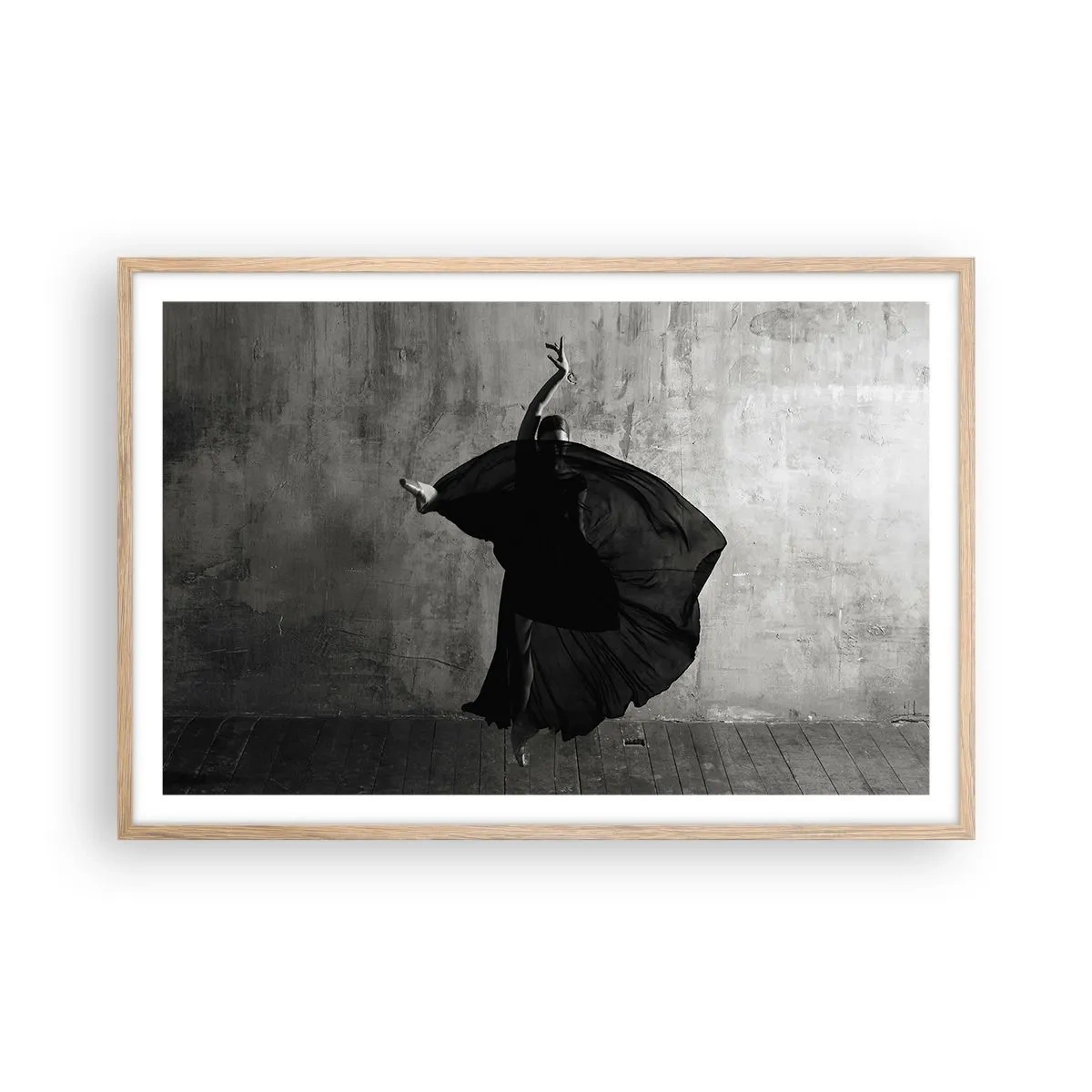 Plagát v ráme zo svetlého duba - Plné vášne - 91x61 cm