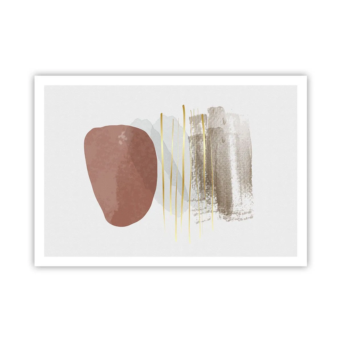 Plagát - Abstraktná kolonáda - 100x70 cm