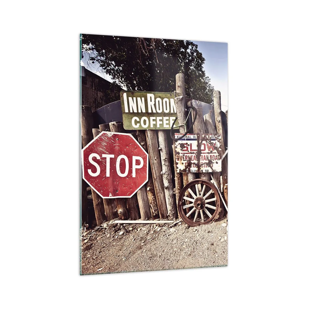 Obraz na skle - A čas sa zastavil - 70x100 cm