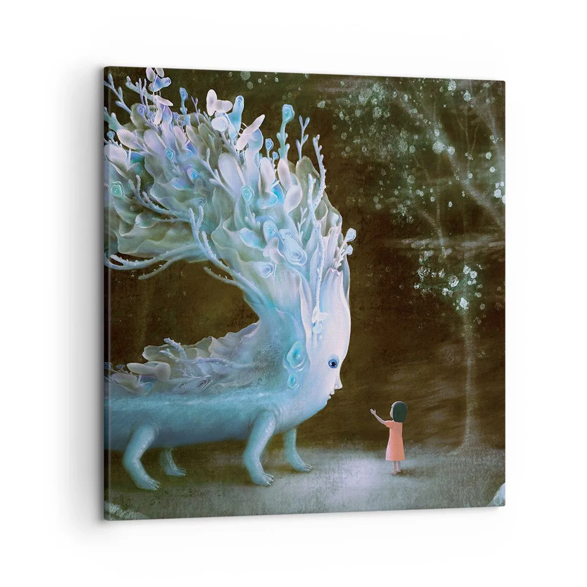 Obraz na plátne - Fantastické stretnutie - 50x50 cm