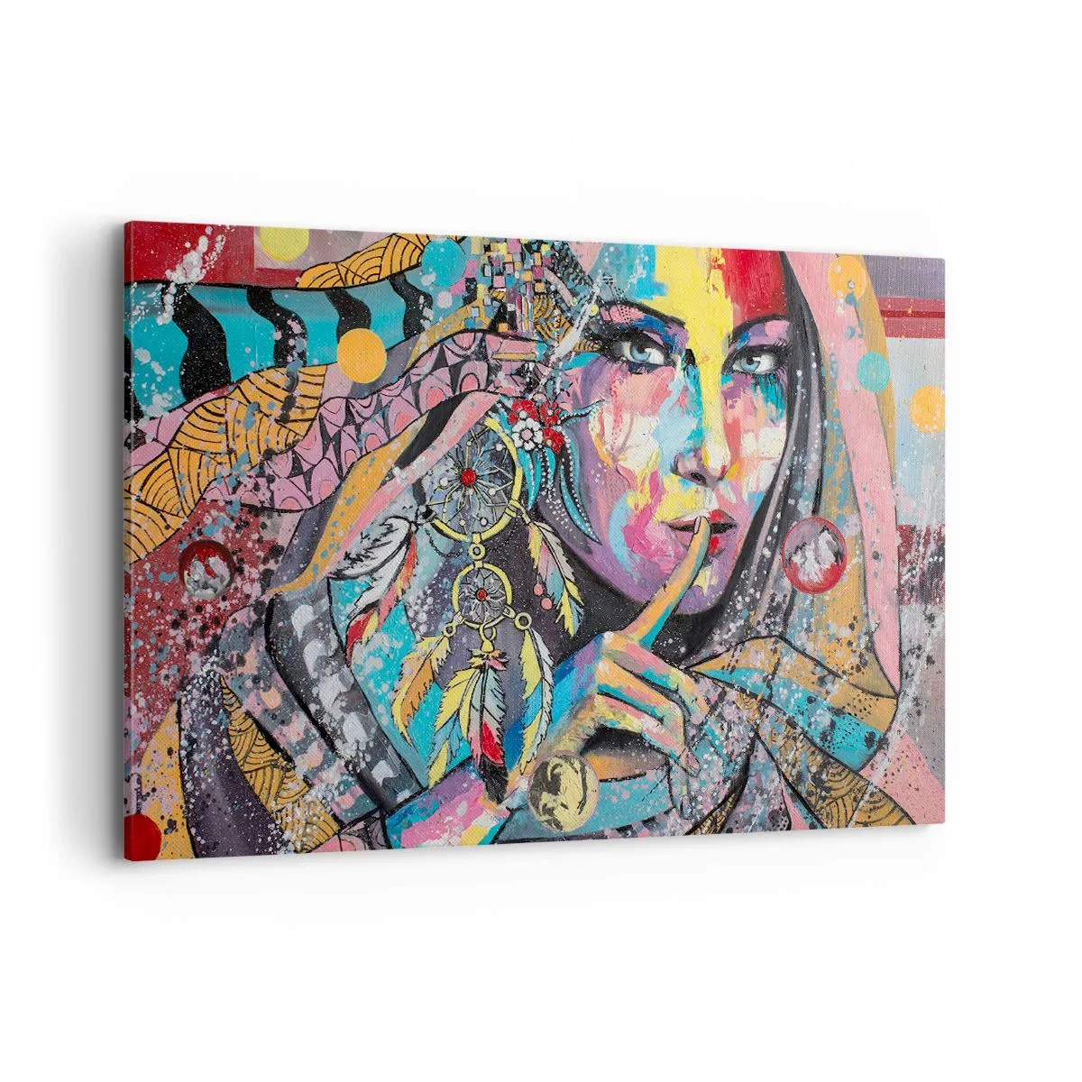 Obraz na plátne - Mlč, než pochopíš - 120x80 cm