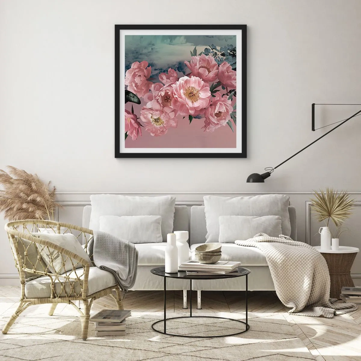 Plagát v čiernom ráme - Vrchol romantizmu - 30x30 cm