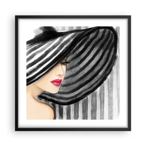 Plagát v čiernom ráme - Kde ťa hľadať? - 50x50 cm