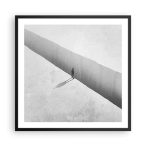 Plagát v čiernom ráme - Jasný cieľ - 60x60 cm