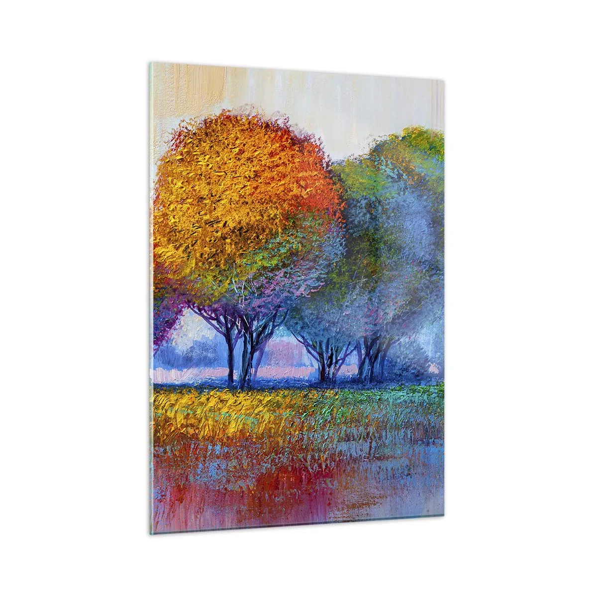 Obraz na skle - Trs žiarivých farieb - 50x70 cm