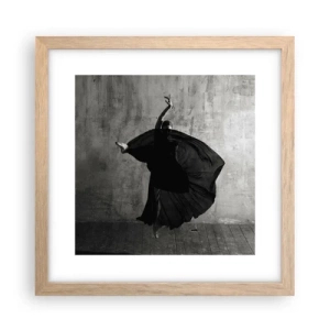 Plagát v ráme zo svetlého duba - Plné vášne - 30x30 cm