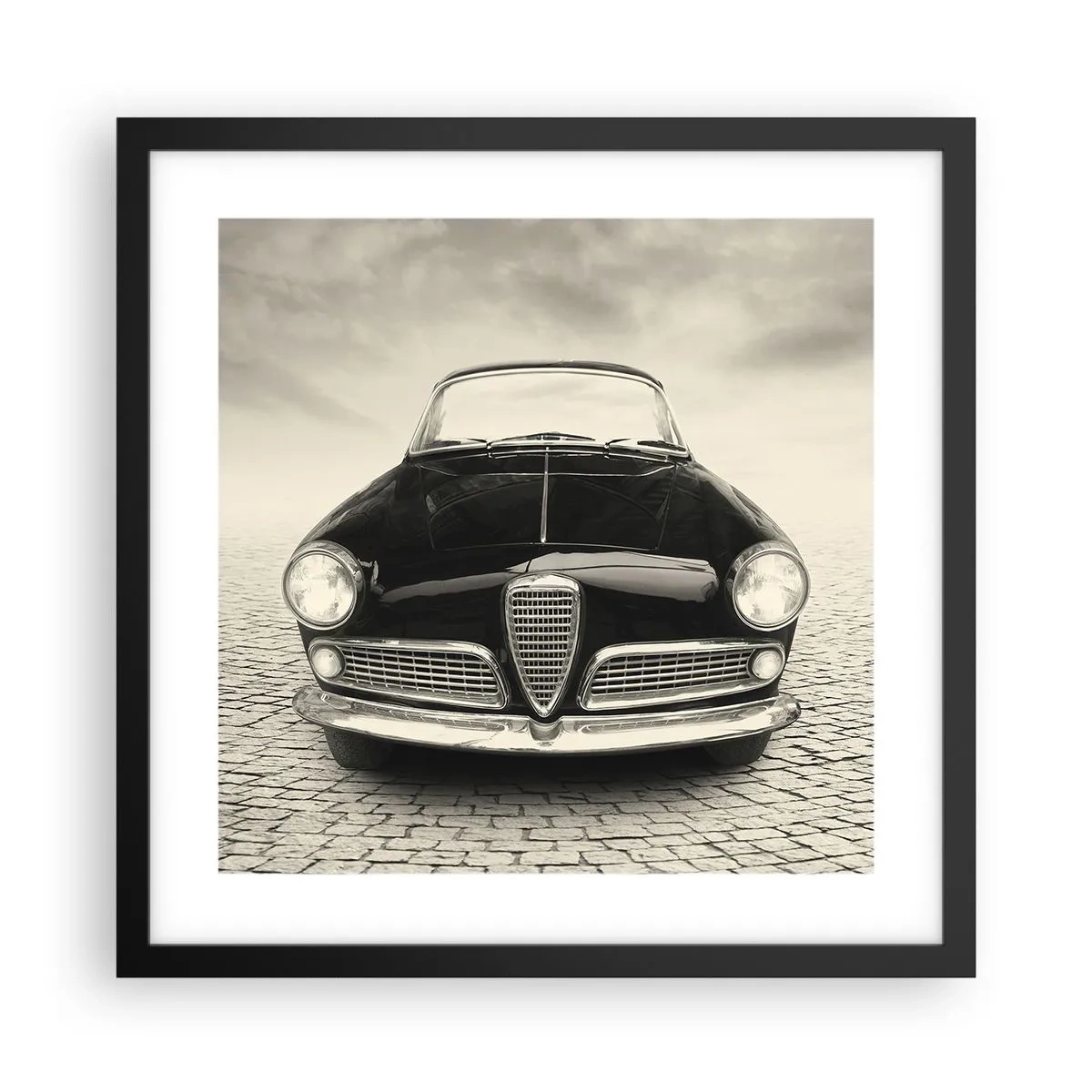 Plagát v čiernom ráme - Ako ma nemilovať? - 40x40 cm