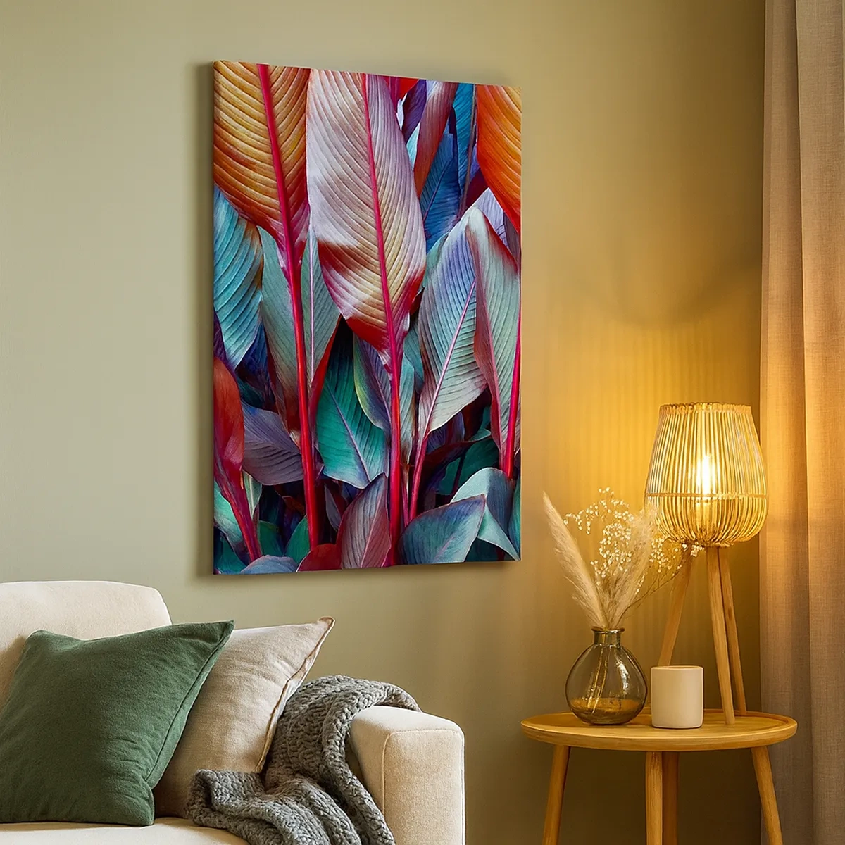 Obraz na plátne - Farebná húština - 50x70 cm