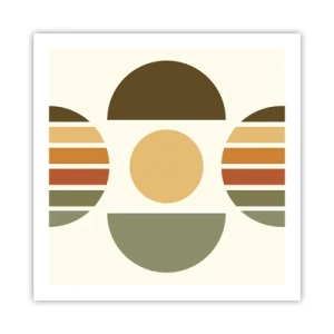 Plagát - Vo farbách zeme - 60x60 cm