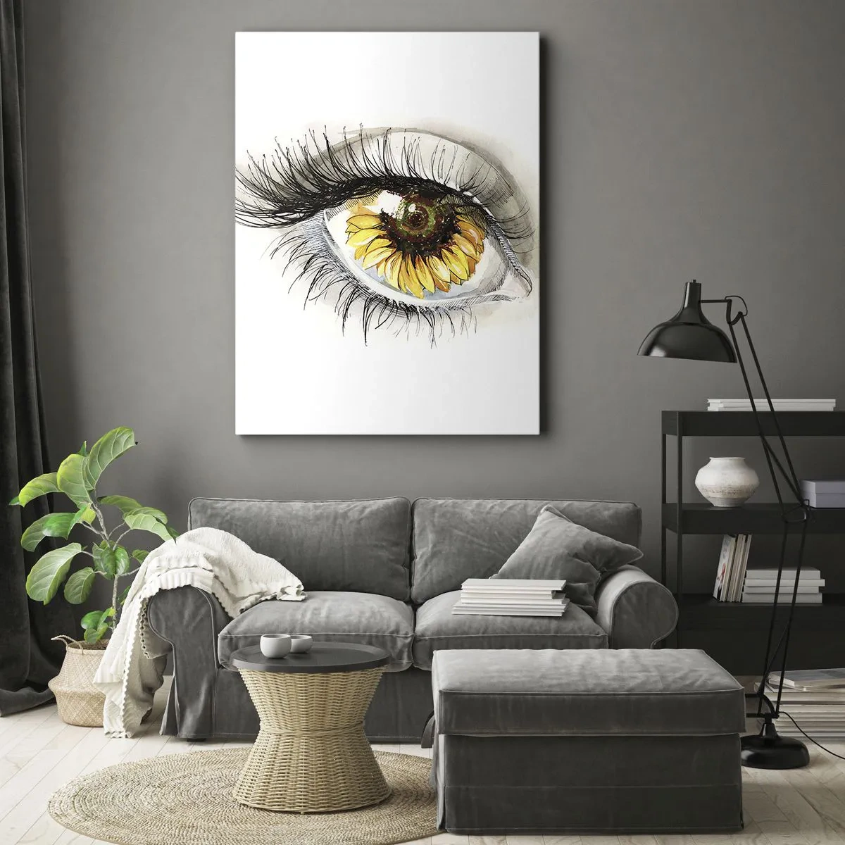 Obraz na plátne - Pohľad žeravý ako leto - 50x70 cm