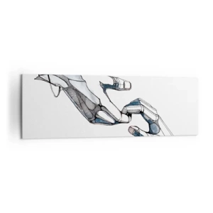 Obraz na plátne - Dobré gesto - 160x50 cm