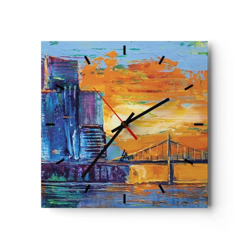 Nástenné hodiny - Kultúra a príroda - 30x30 cm