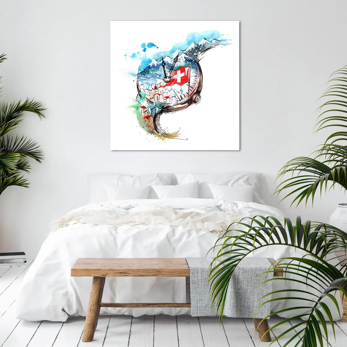 Obraz na plátne - Duch Švajčiarska - 30x30 cm