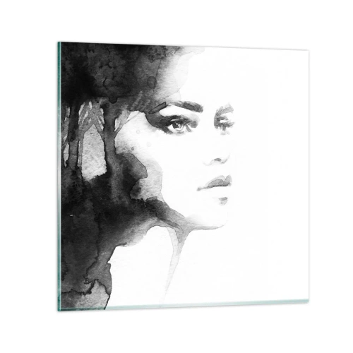 Obraz na skle - Vytvorená z tajomstva a hmly - 40x40 cm