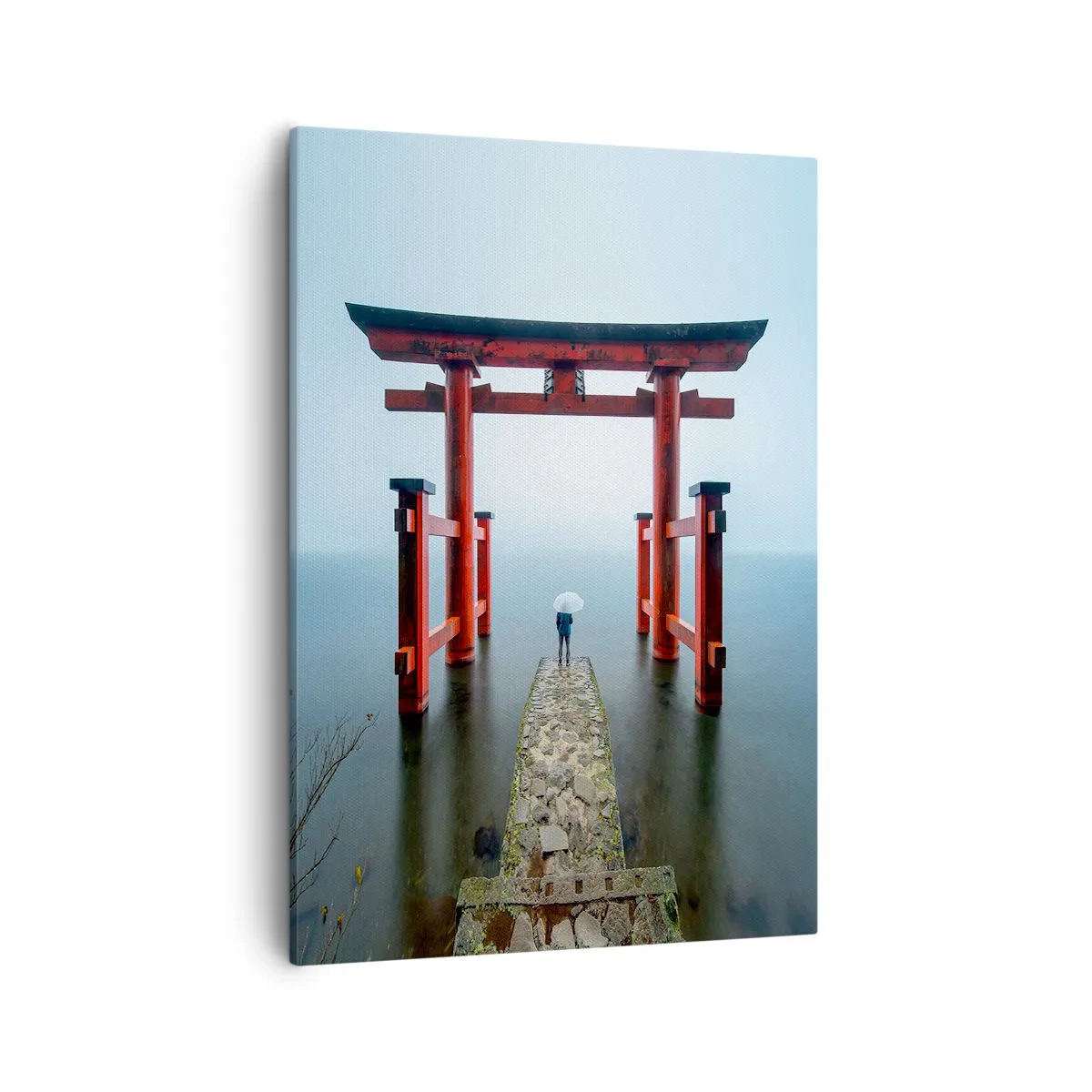 Obraz na plátne - Japonské zamyslenie - 50x70 cm