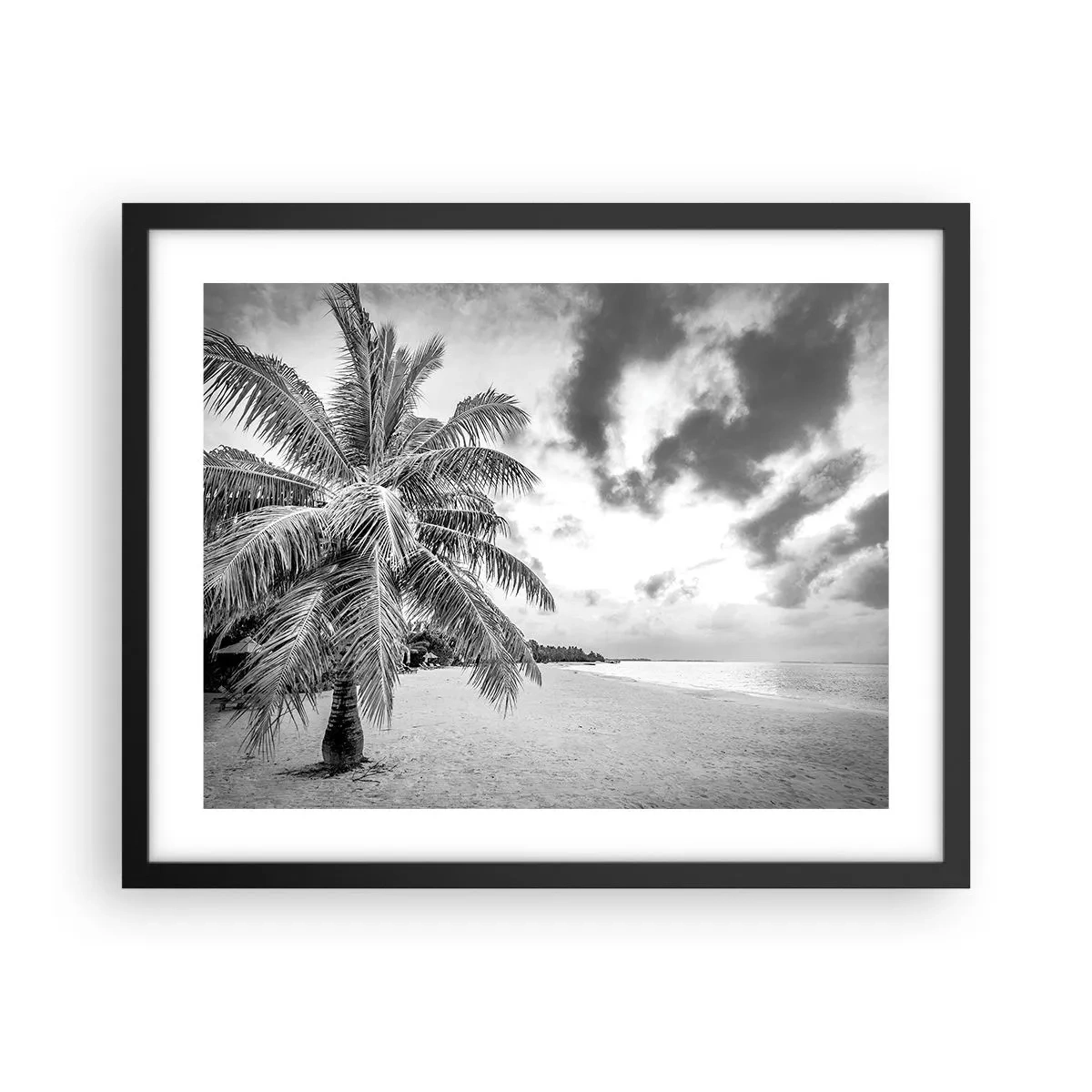 Plagát v čiernom ráme - Keď túžiš po samote…. - 50x40 cm