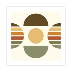 Plagát - Vo farbách zeme - 50x50 cm