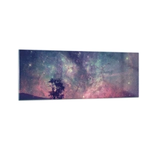 Obraz na skle - Pod magickou oblohou - 140x50 cm