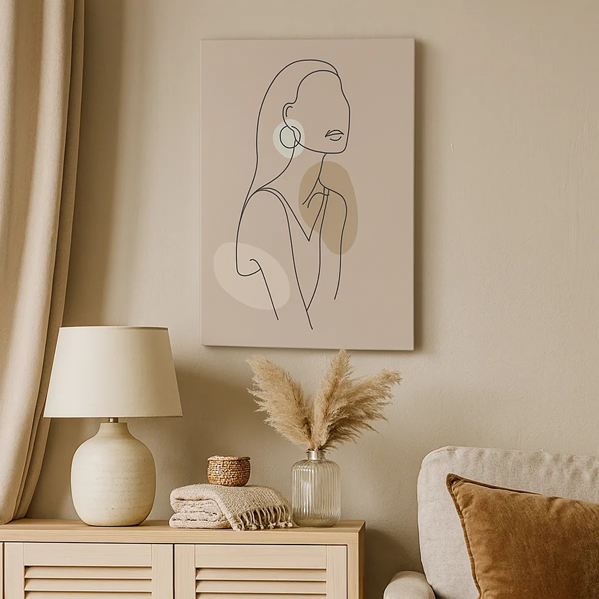 Obraz na plátne - Dievčenská ikona - 50x70 cm