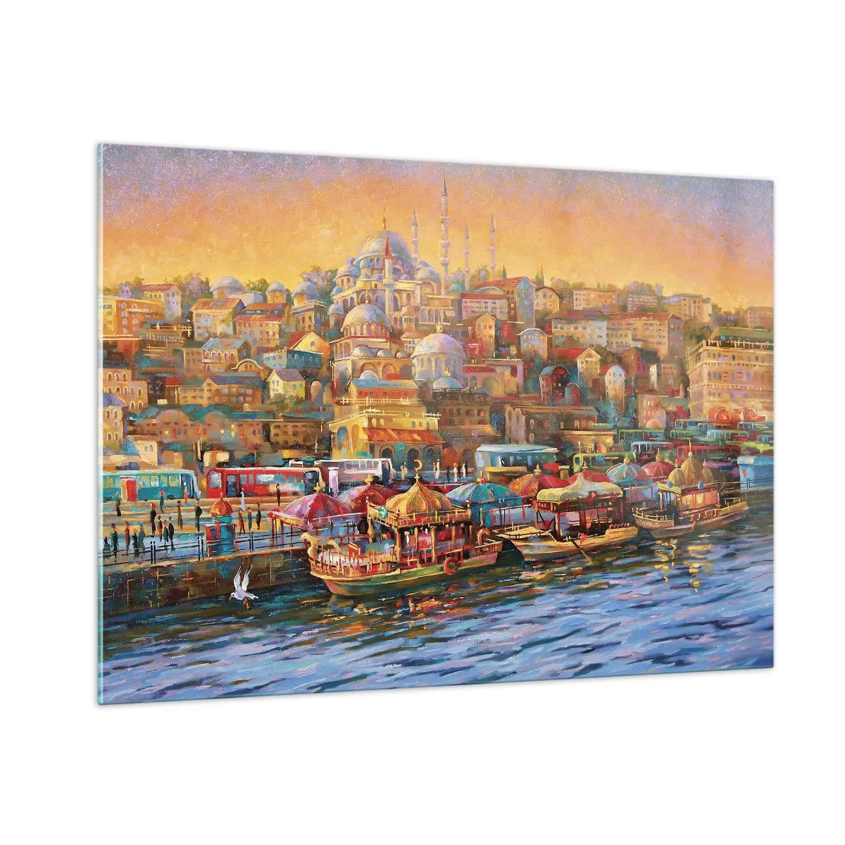 Obraz na skle - Istanbulský príbeh - 100x70 cm