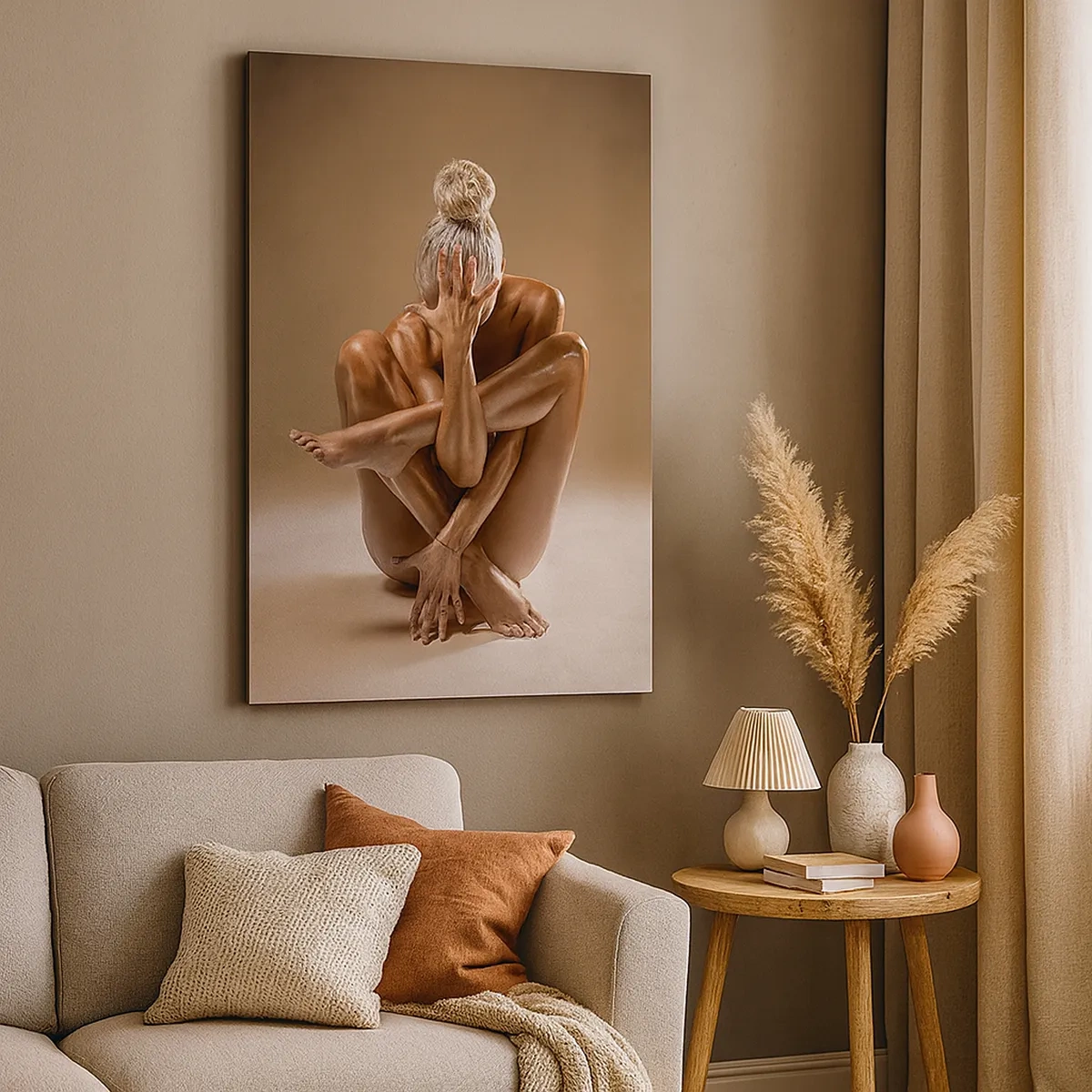 Obraz na plátne - Jednota tela a ducha - 50x70 cm