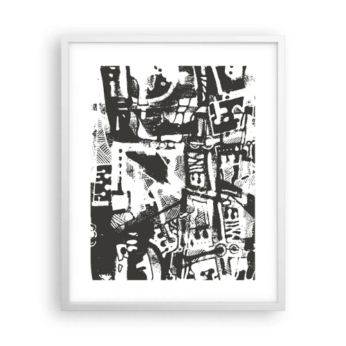 Plagát v bielom ráme - Poriadok alebo chaos? - 40x50 cm