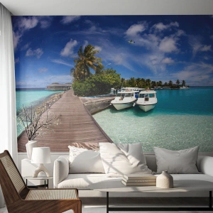 Fototapeta Premium Sand - A predsa raj existuje - Krajina, Raj, More - 100x70 cm