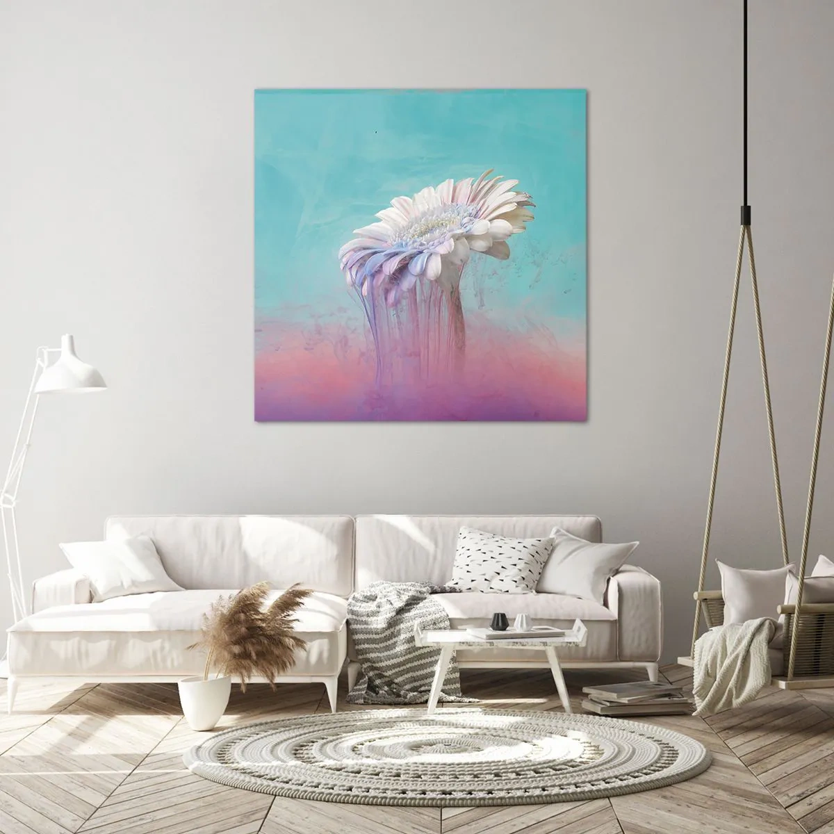 Obraz na plátne - Záhrobia kvetín - 50x50 cm