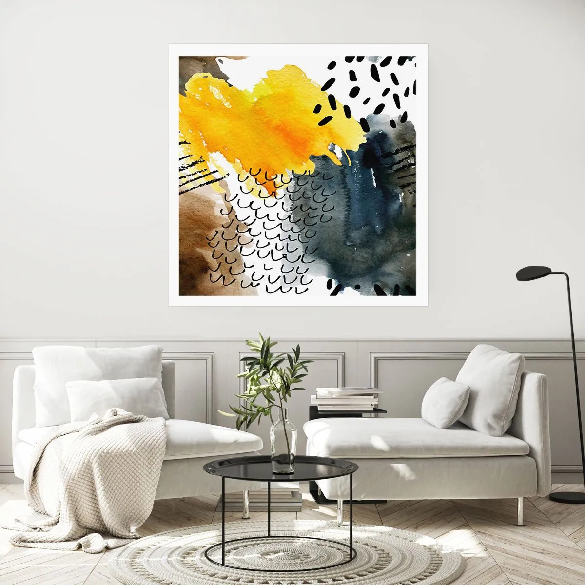 Plagát - Stretnutie živlov - 40x40 cm